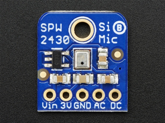 Sound sensor / microphone Silicon MEMS SPW2430 - Adafruit 2716